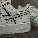 "Cartoon blanche 1" Air Force 1