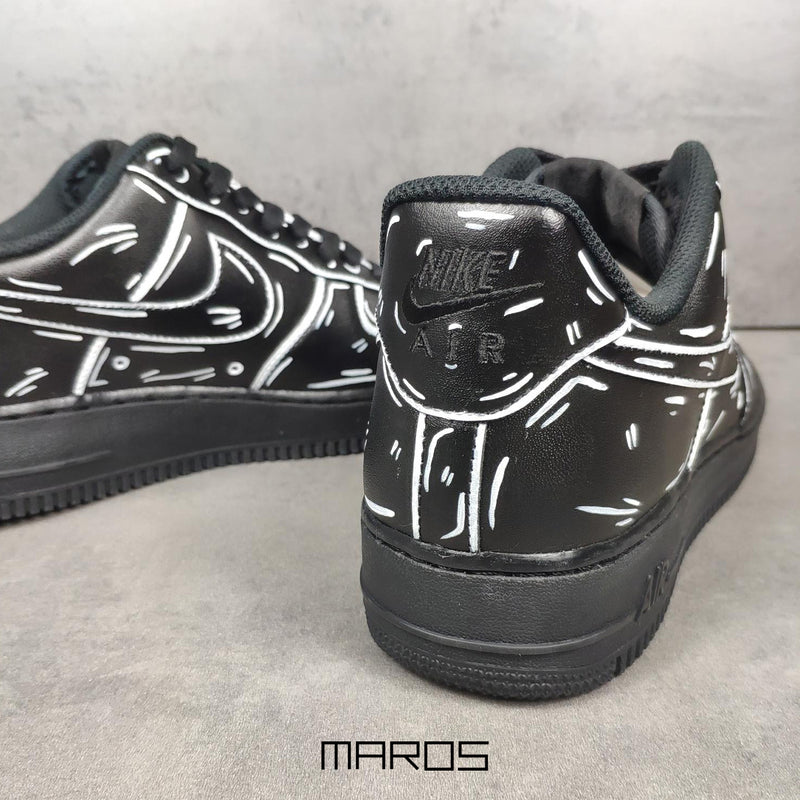 "Cartoon noire" Air Force 1