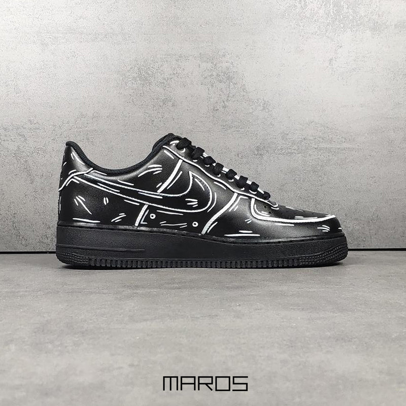 "Cartoon noire" Air Force 1